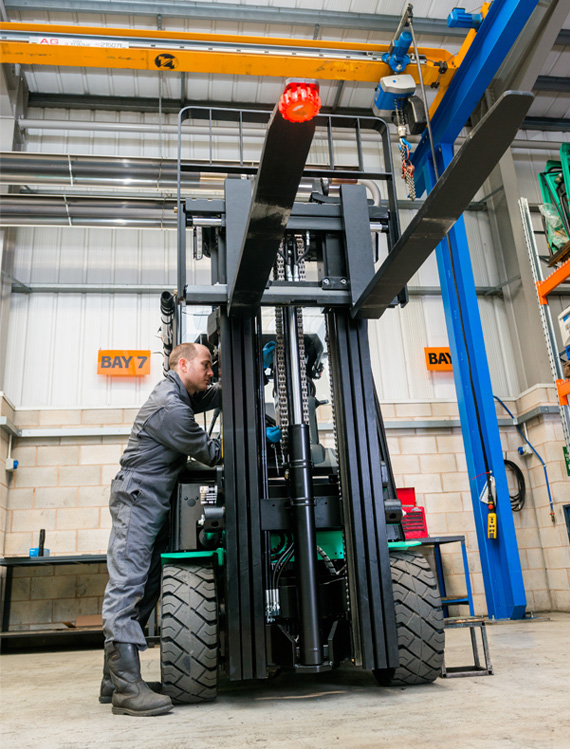 Thorough Examination of Man-Up Lift Truck